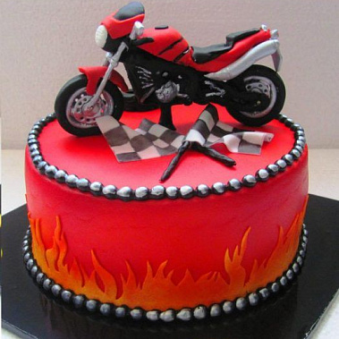 Торт красный мотоцикл купить - уфа.сладкоежкин.рф